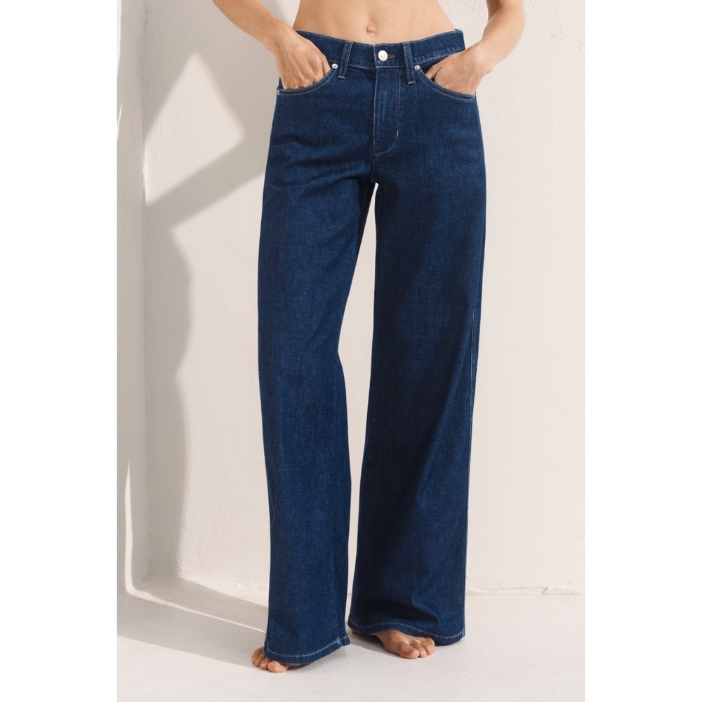 AYR The Big Salad Jeans Size‎ 25 Vandalay Blue Wide Leg Lightweight Denim
